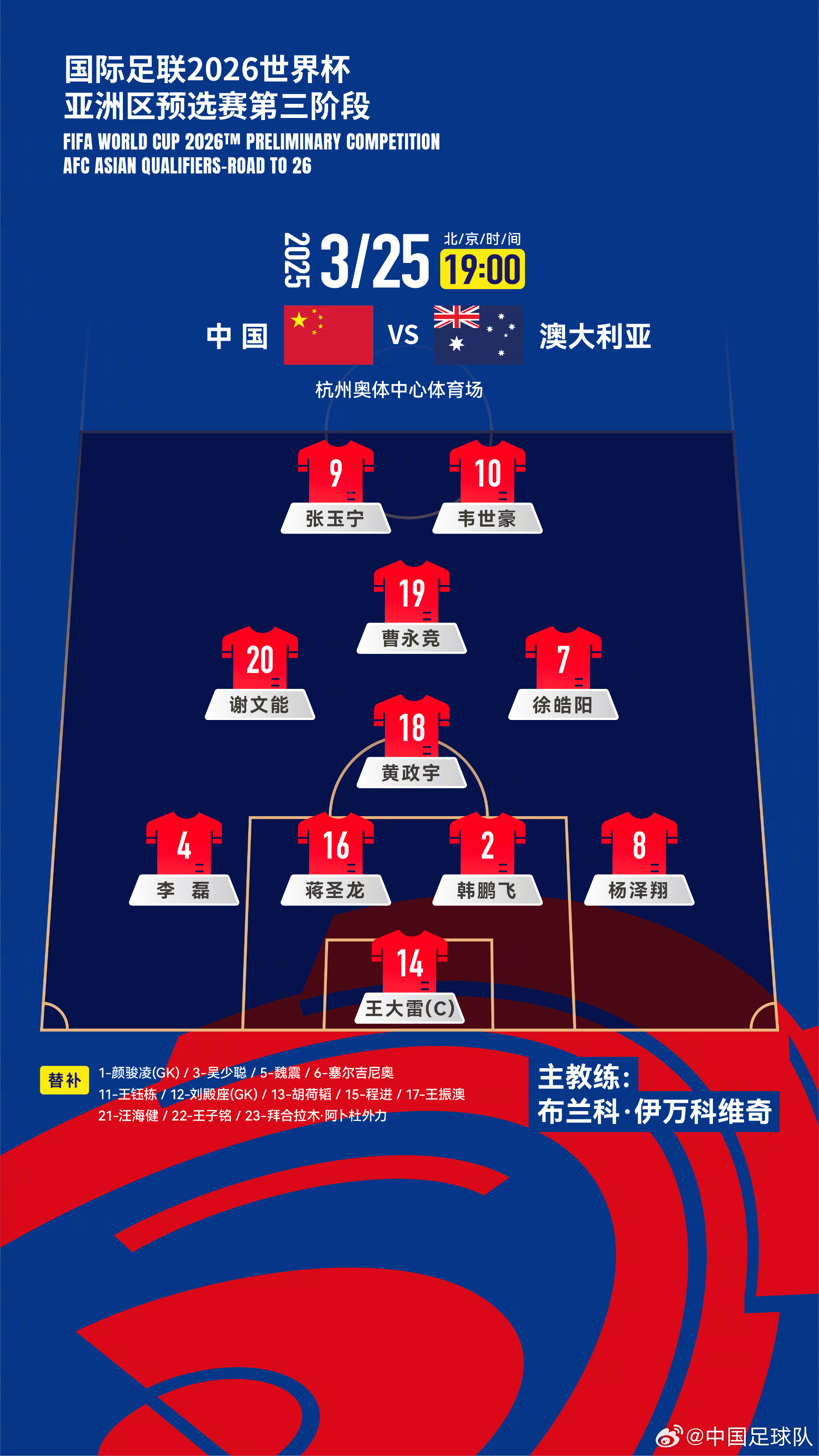 遭伊萬詬??！國足首發(fā)11人聯(lián)賽出場：僅4人鐵主力，楊澤翔0出場