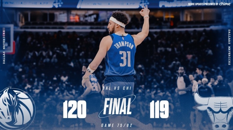 險勝公牛！獨行俠官方曬贏球海報 克萊成為封面人物