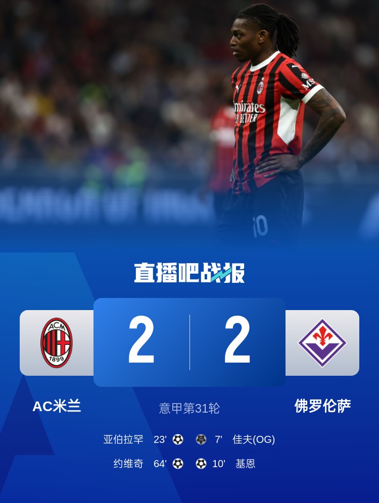 孔塞桑上任后米蘭有13場比賽先丟球落后，最終戰(zhàn)績?yōu)?勝1平6負